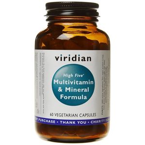 Viridian High Five Multivitamín & Mineral Formula 60 kapslí